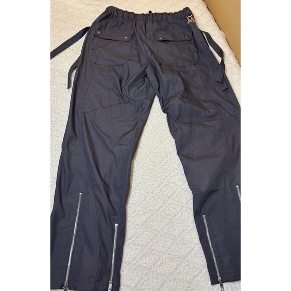 New Sui Generis Designer Grunge Streetwear Zippers Clips Windbreaker Pants Large - Picture 11 of 16